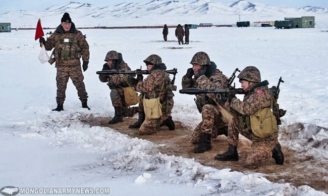 Mongolian Army Photo