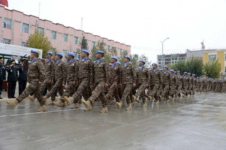 БНӨСУ- явагдаж буй НҮБ-ын “UNMISS” энхийг сахиулах ажиллагаанд үүрэг гүйцэтгэсэн Монгол Улсын Зэвсэгт хүчний VII ээлжийн мотобуудлагын батальоны бие бүрэлдэхүүнд Төрийн дээд одон гардуулах ёслол болов