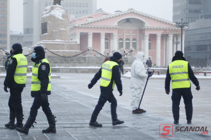 Төв талбай дээр коронавирусын шижигтэй тохиолдол илэрлээ